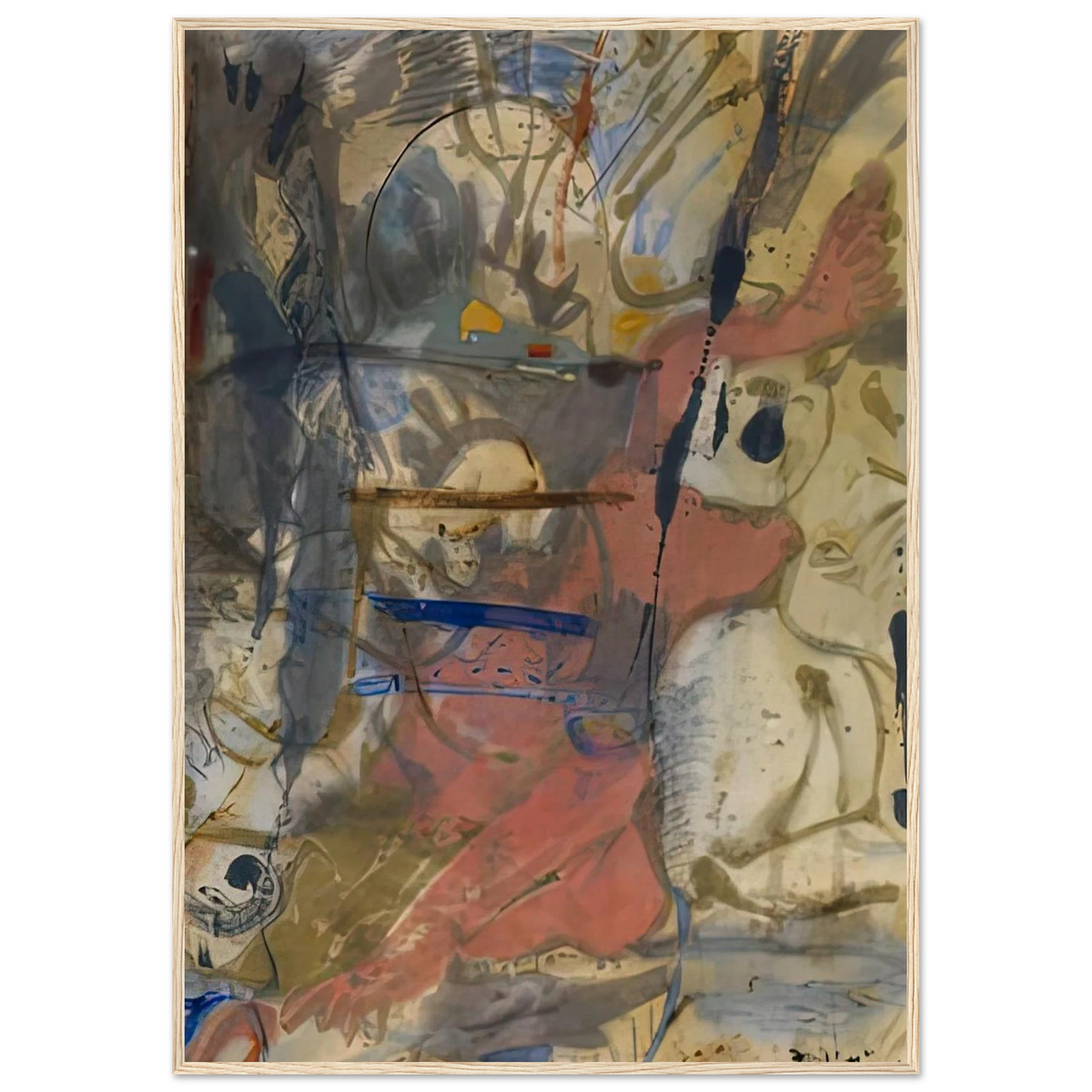 Europa, 1957- Framed Poster | Helen Frankenthaler Framed Prints Wall Art | Frankenthaler Helen