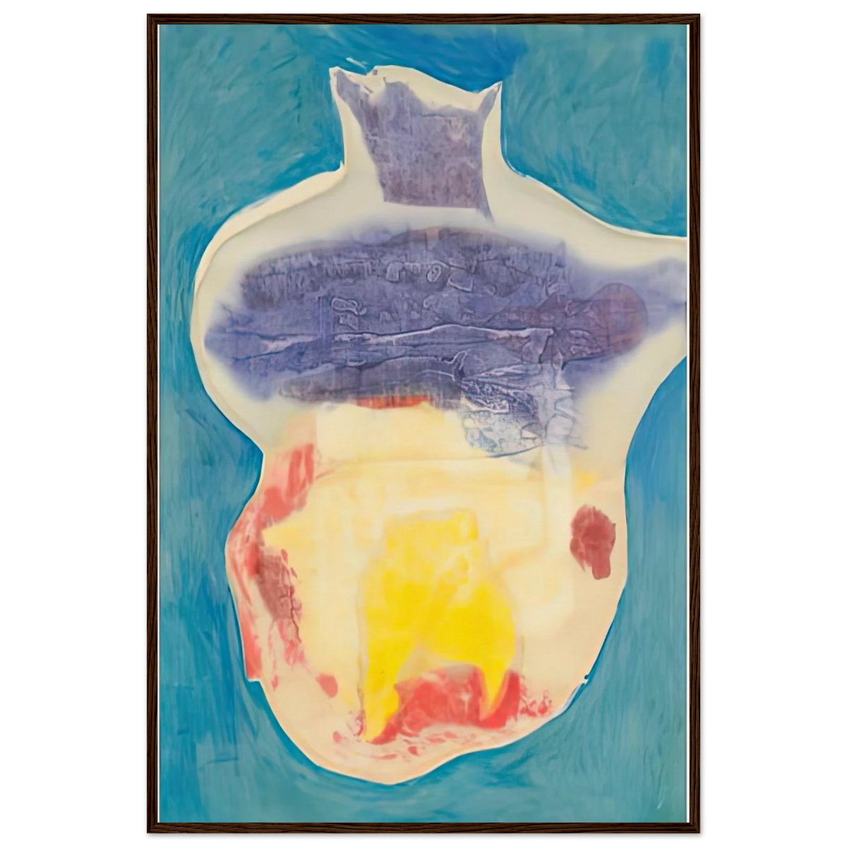 Narcissus, 1963- Framed Poster | Helen Frankenthaler Framed Prints Wall Art | Frankenthaler Helen