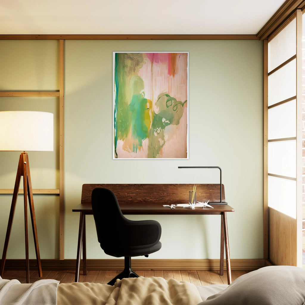 Snow Pines - 2004 Framed Poster | Helen Frankenthaler Framed Prints Wall Art | Frankenthaler Helen