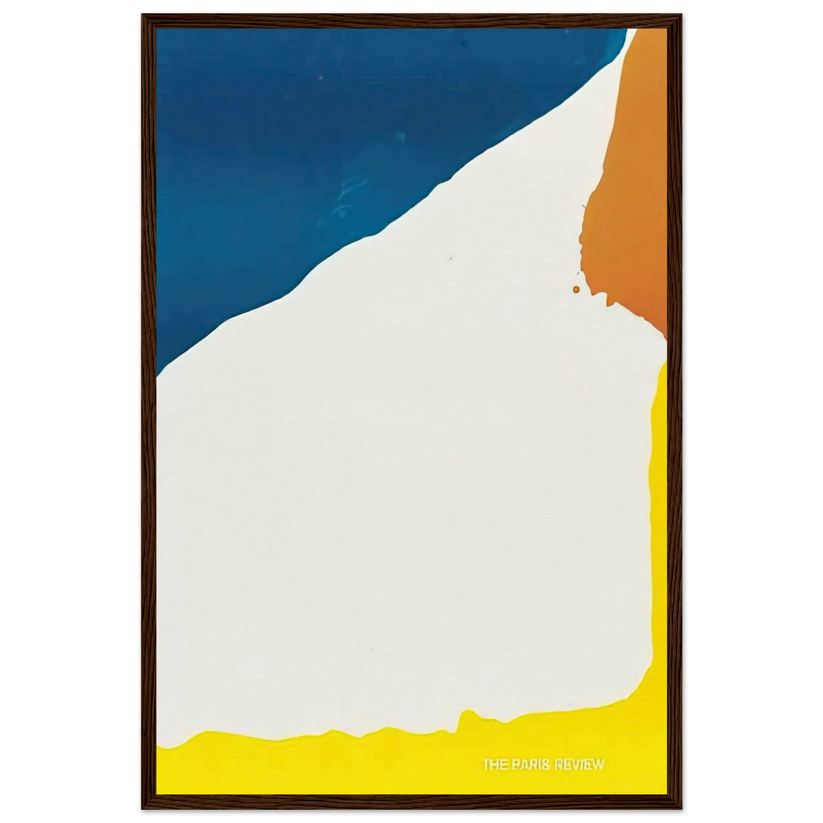 Paris Review - 1966 Framed Poster | Helen Frankenthaler Framed Prints Wall Art | Frankenthaler Helen