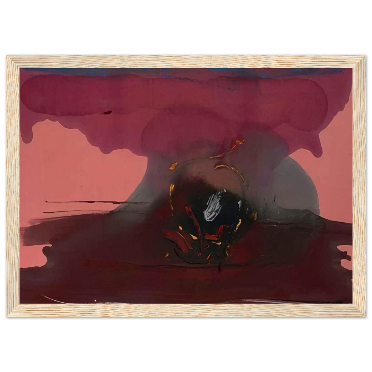 Harbinger - 1986 Framed Poster | Helen Frankenthaler Framed Prints Wall Art | Frankenthaler Helen