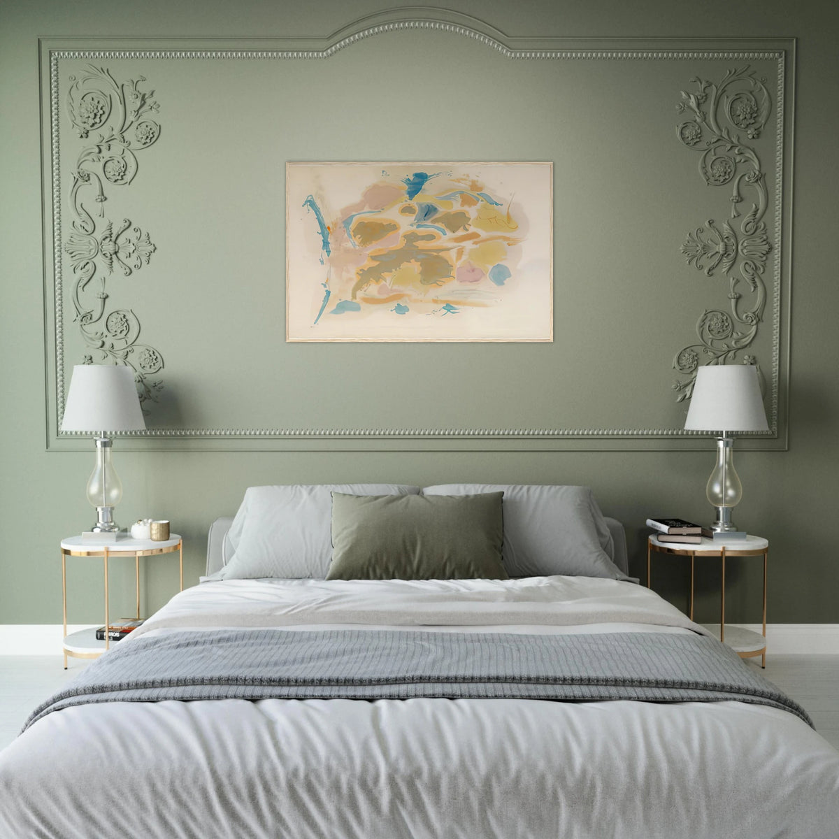 Shatter, 1953- Framed Poster | Helen Frankenthaler Framed Prints Wall Art | Frankenthaler Helen