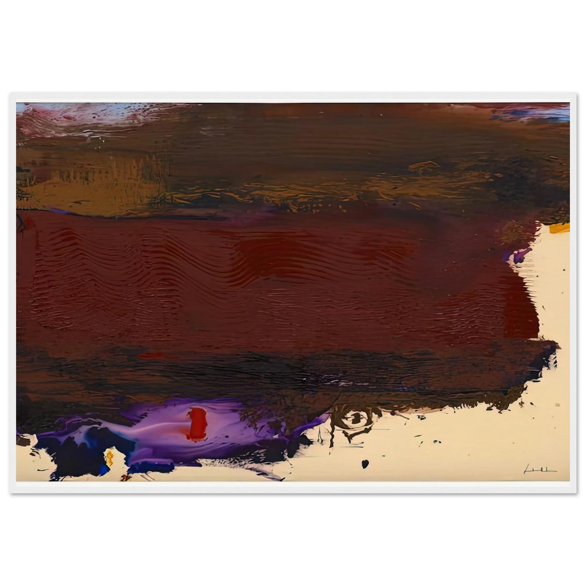 Requiem, 1992- Framed Poster | Helen Frankenthaler Framed Prints Wall Art | Frankenthaler Helen