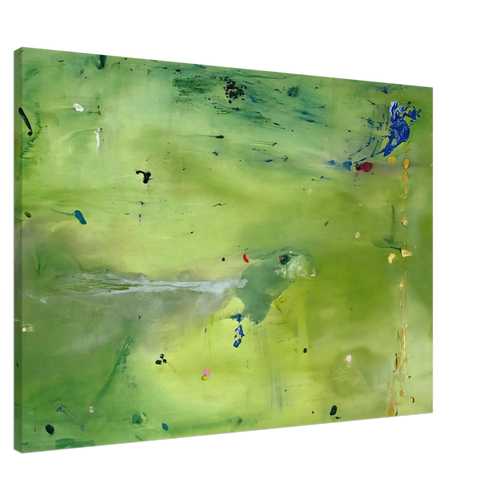 A Green Thought in a Green Shade - 1981 Canvas | Helen Frankenthaler Canvas | Frankenthaler Helen