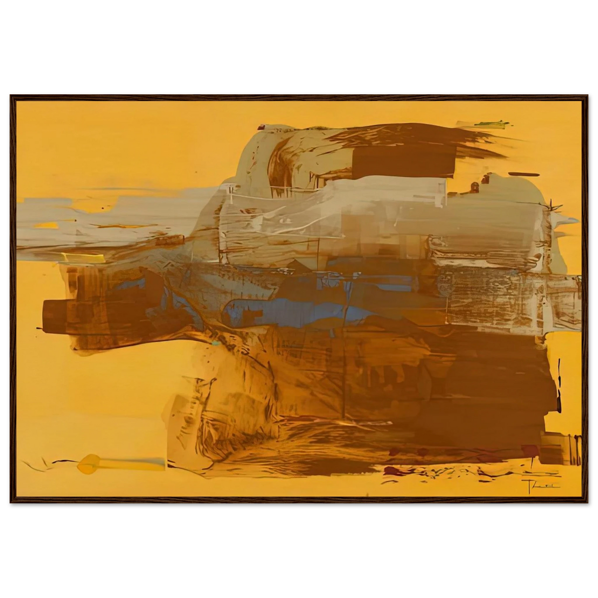 Mineral Kingdom, 1976- Framed Poster | Helen Frankenthaler Framed Prints Wall Art | Frankenthaler Helen