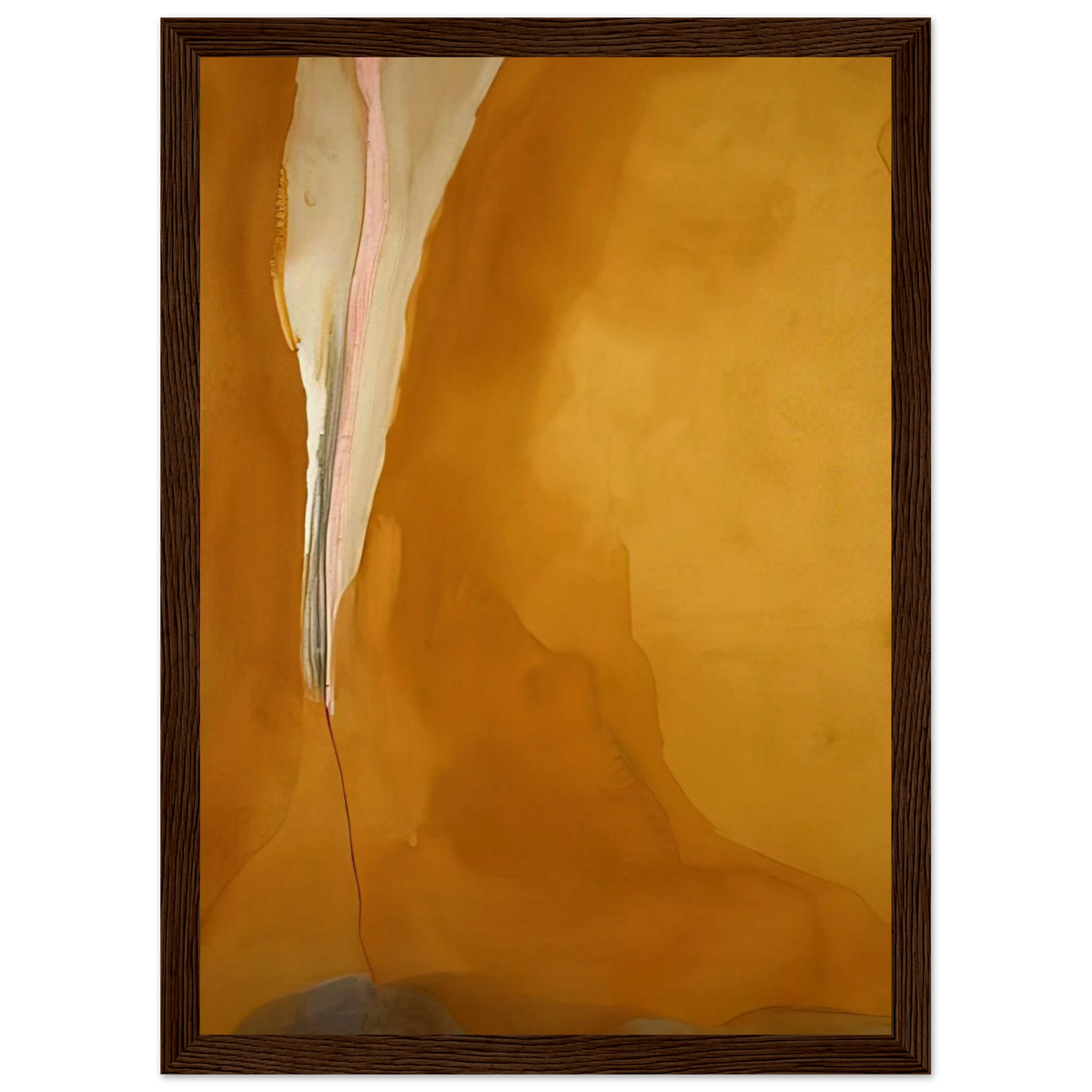 Coral Wedge - 1972 Framed Poster | Helen Frankenthaler Framed Prints Wall Art | Frankenthaler Helen