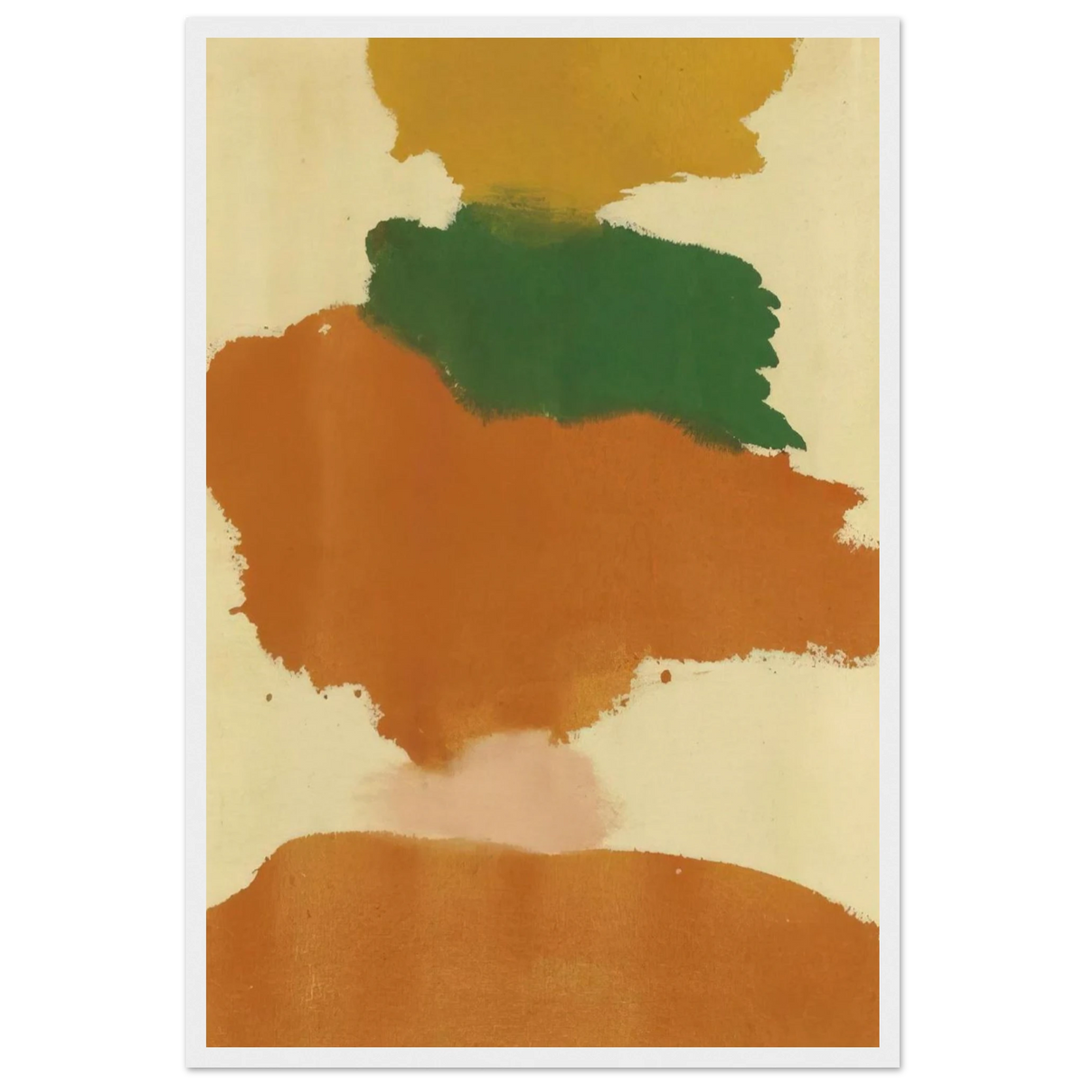 Untitled - 1963 Framed Poster | Helen Frankenthaler Framed Prints Wall Art | Frankenthaler Helen