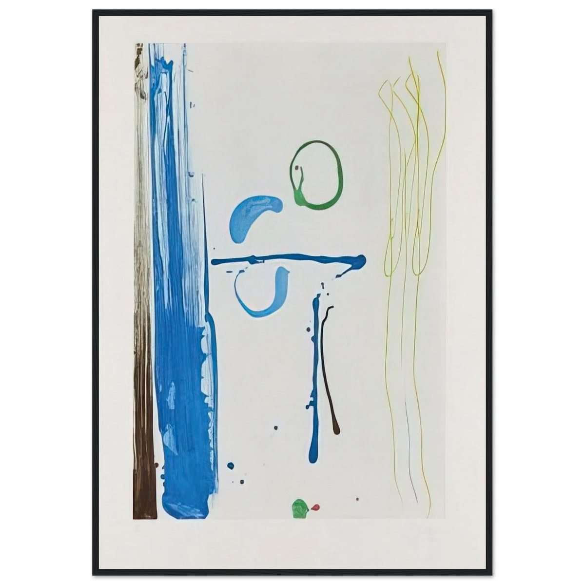 Sunshine After Rain - 1987 Framed Poster | Helen Frankenthaler Framed Prints Wall Art | Frankenthaler Helen