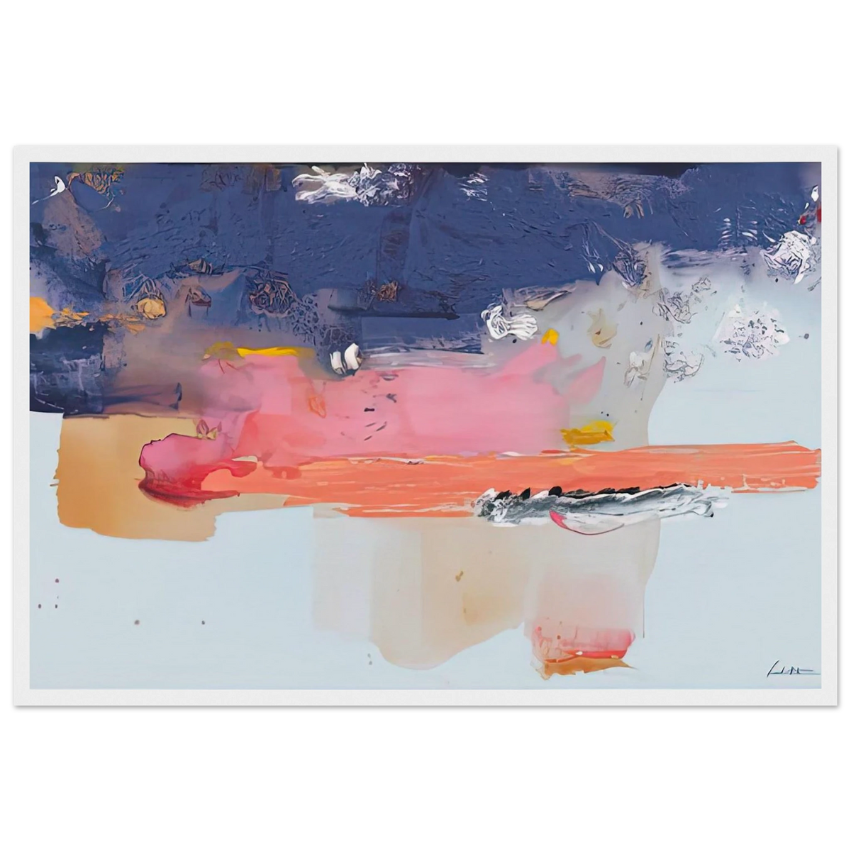 Western Roadmap, 1991- Framed Poster | Helen Frankenthaler Framed Prints Wall Art | Frankenthaler Helen
