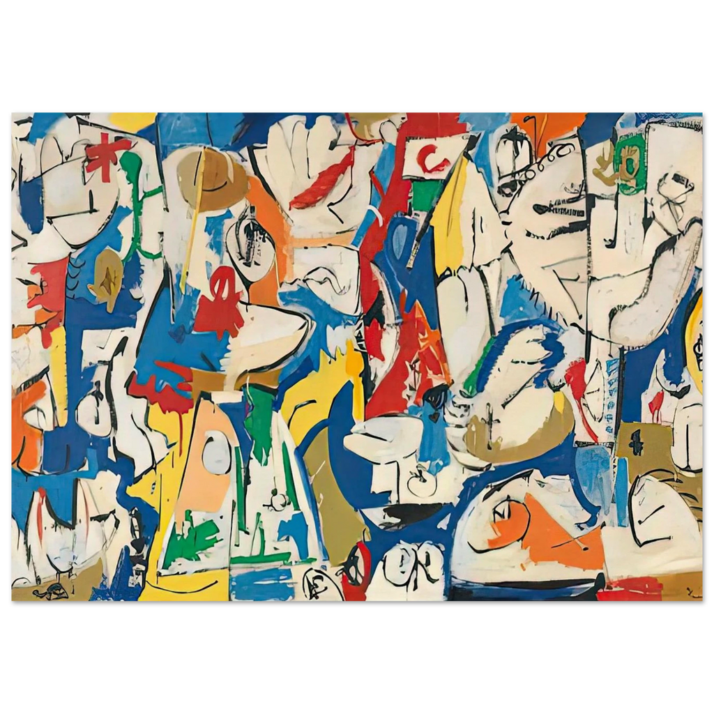 The Jugglers, 1951- Poster | Helen Frankenthaler Poster | Frankenthaler Helen