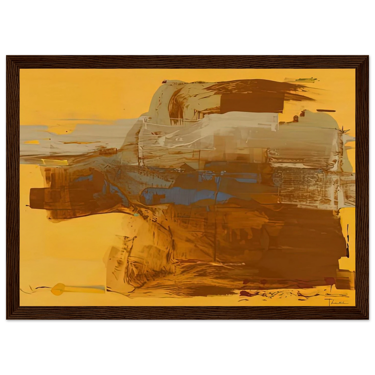 Mineral Kingdom, 1976- Framed Poster | Helen Frankenthaler Framed Prints Wall Art | Frankenthaler Helen