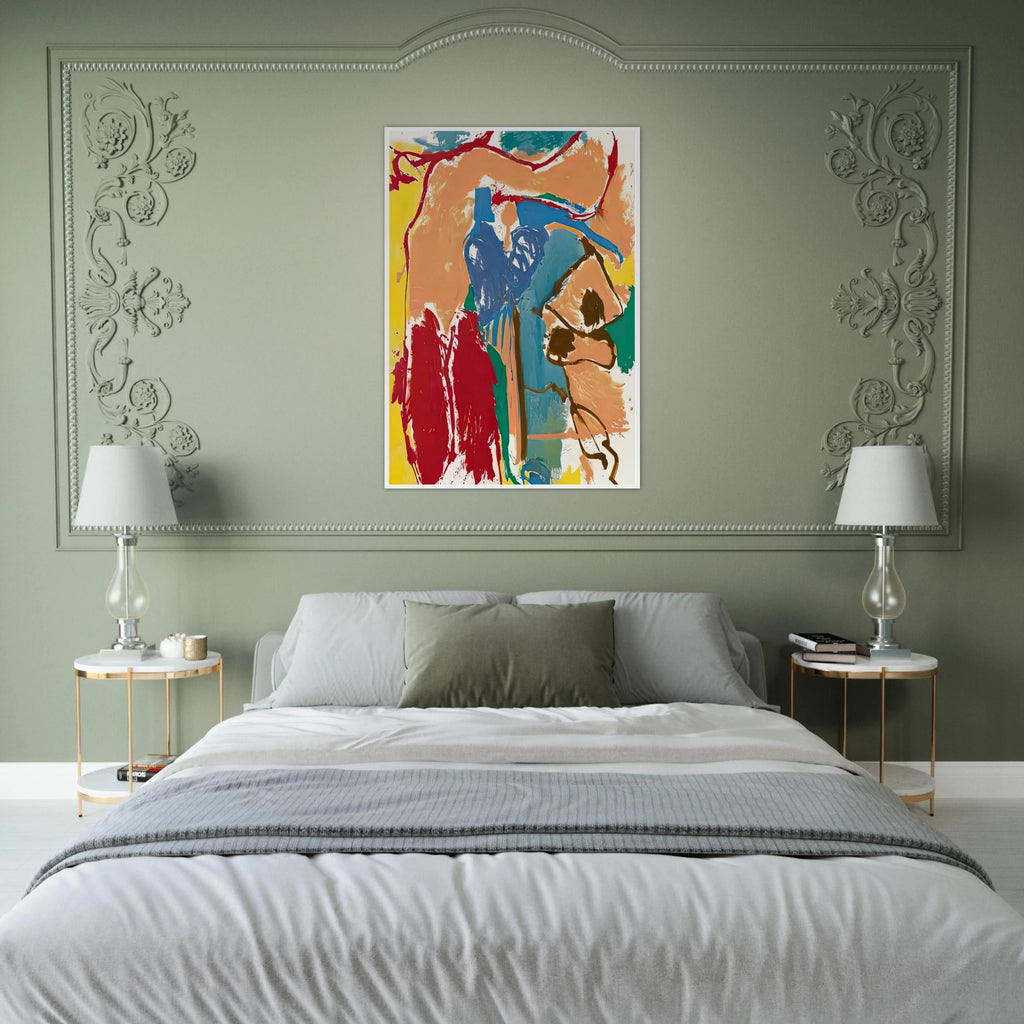 Mediterranean Thoughts, 1960- Framed Poster | Helen Frankenthaler Framed Prints Wall Art | Frankenthaler Helen