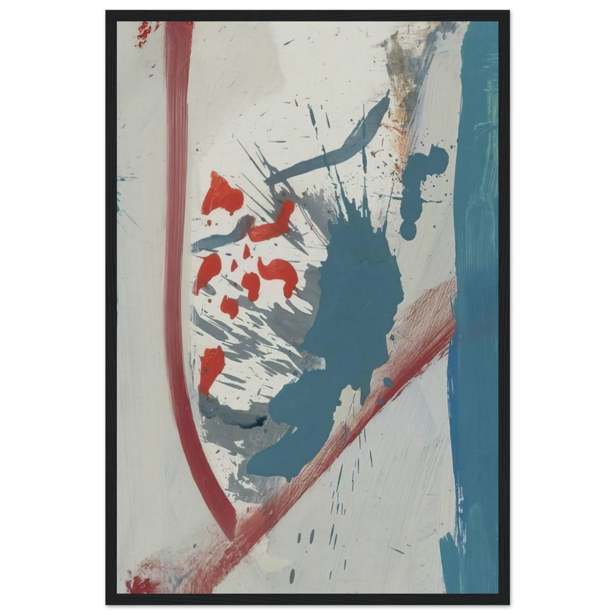 Untitled - 1960 Framed Poster | Helen Frankenthaler Framed Prints Wall Art | Frankenthaler Helen