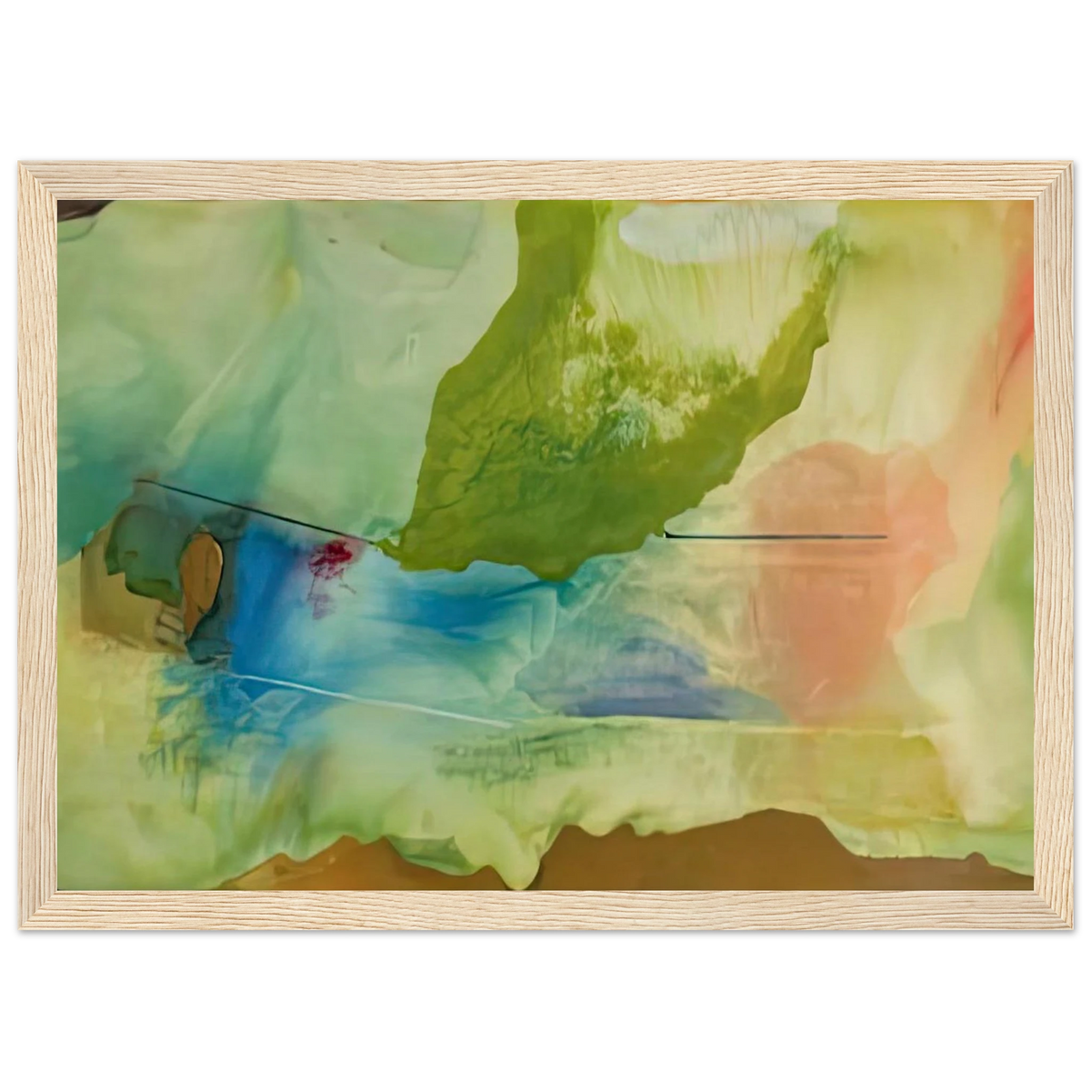 Hint from Bassano, 1973- Framed Poster | Helen Frankenthaler Framed Prints Wall Art | Frankenthaler Helen