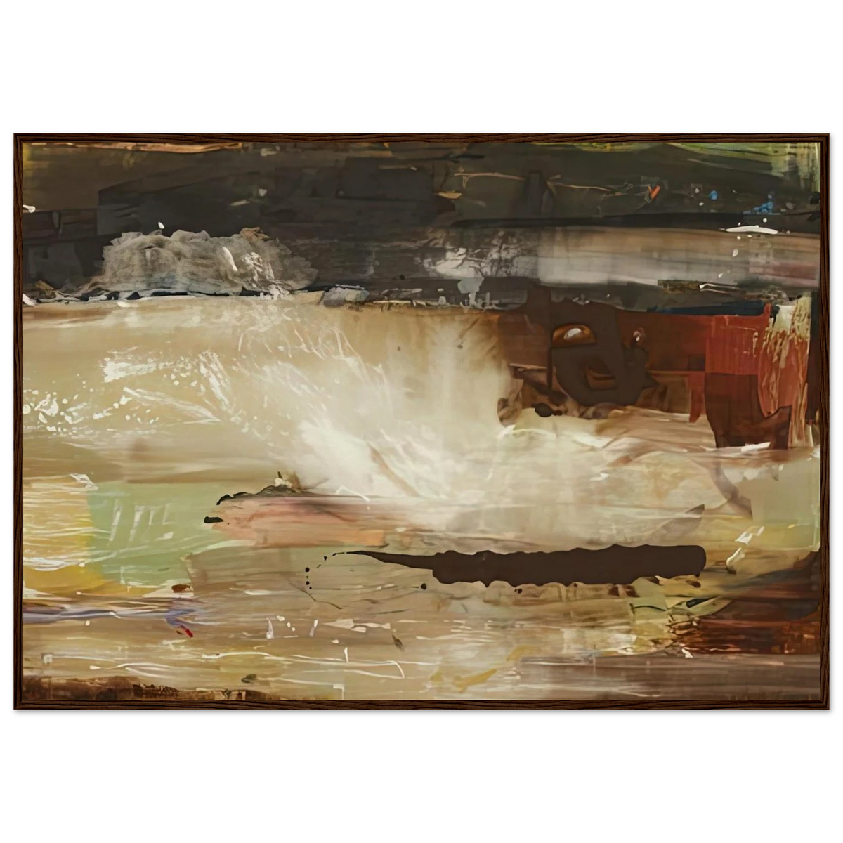 For E.M., 1981- Framed Poster | Helen Frankenthaler Framed Prints Wall Art | Frankenthaler Helen