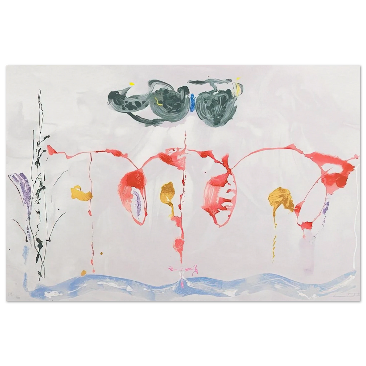 Aerie - 2009 Poster | Helen Frankenthaler Poster | Frankenthaler Helen