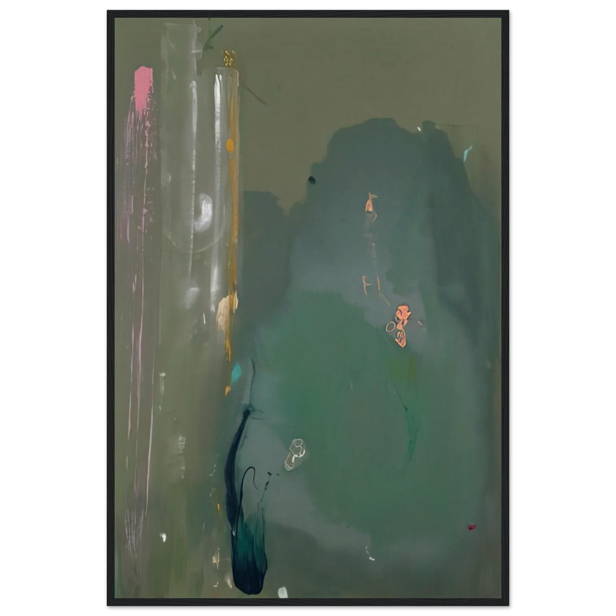 Côte d Argent - 1980 Framed Poster | Helen Frankenthaler Framed Prints Wall Art | Frankenthaler Helen