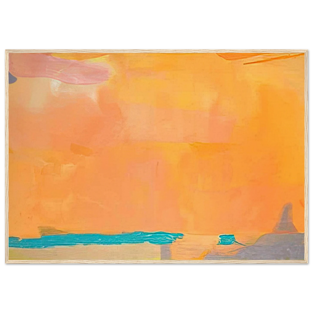 Royal Fireworks - 1975 Framed Poster | Helen Frankenthaler Framed Prints Wall Art | Frankenthaler Helen