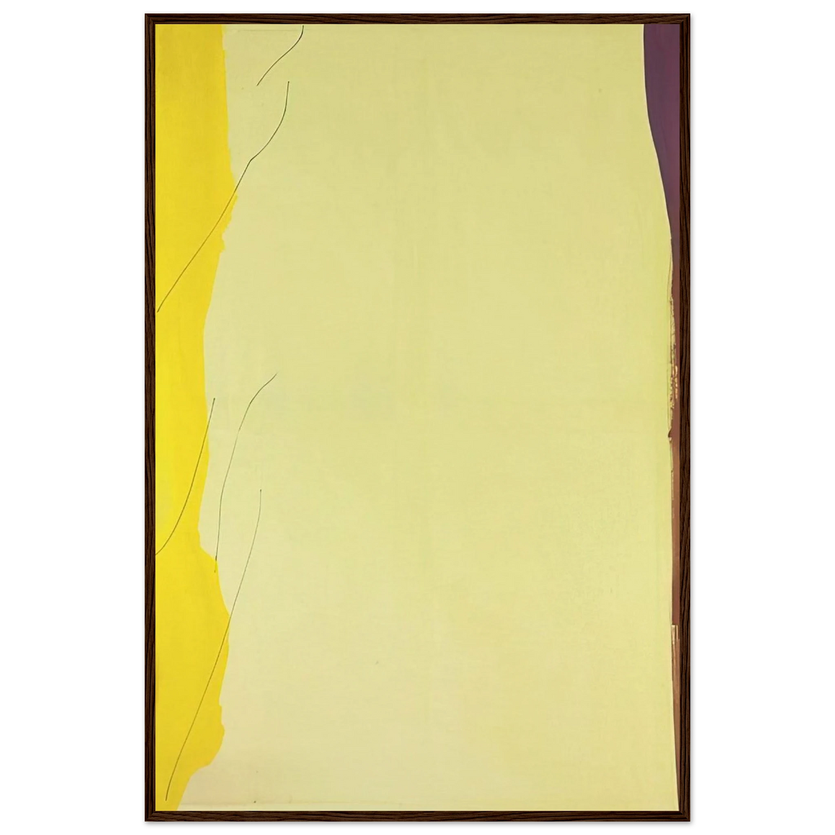 Distillation - 1973 Framed Poster | Helen Frankenthaler Framed Prints Wall Art | Frankenthaler Helen