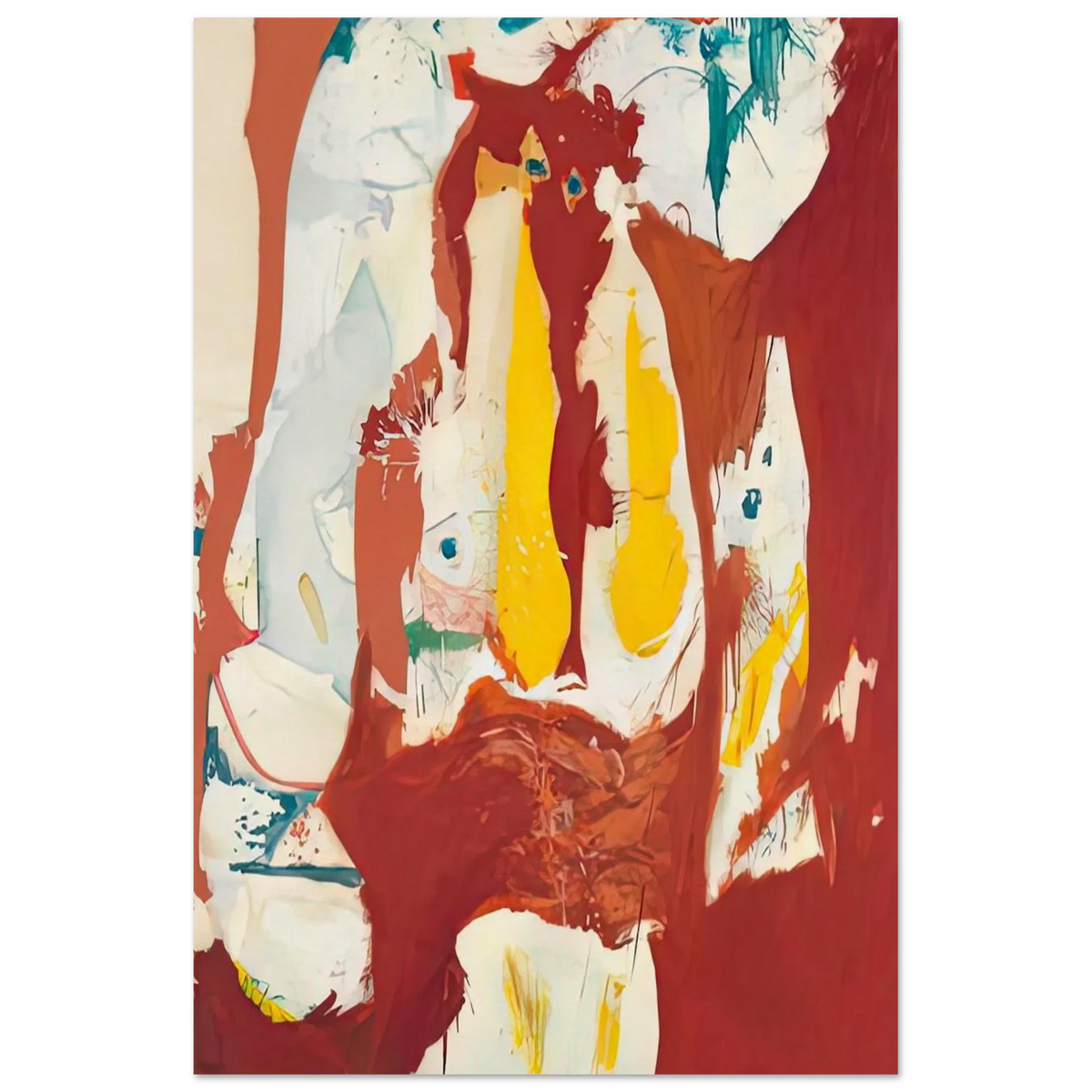 The Red Sea, 1959- Poster | Helen Frankenthaler Poster | Frankenthaler Helen