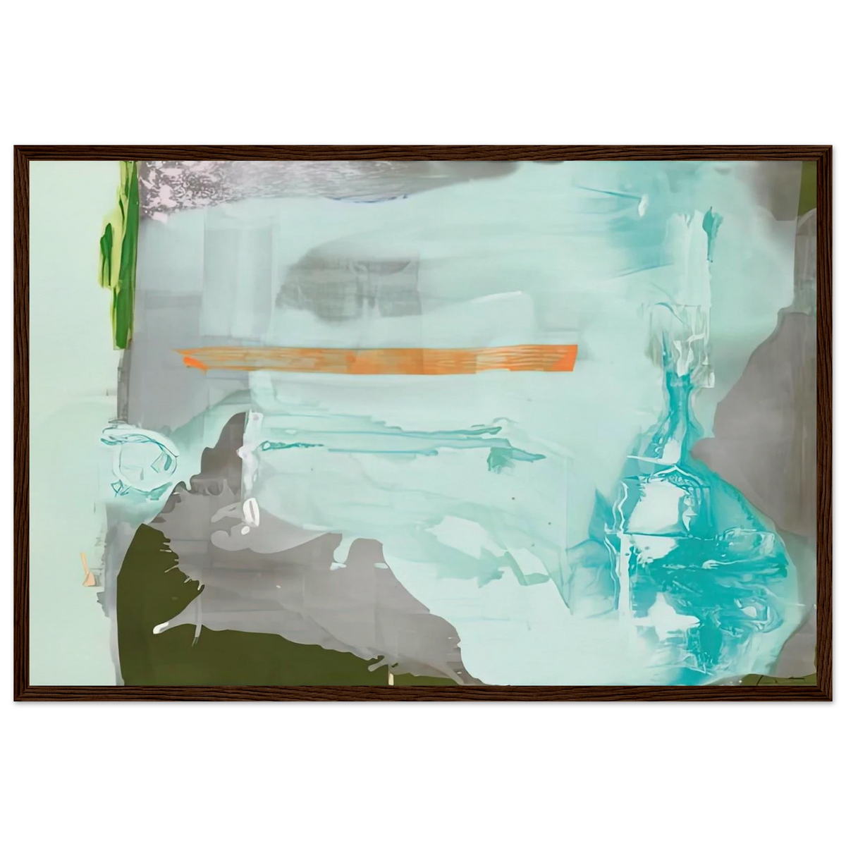 Poseidon, 1990- Framed Poster | Helen Frankenthaler Framed Prints Wall Art | Frankenthaler Helen