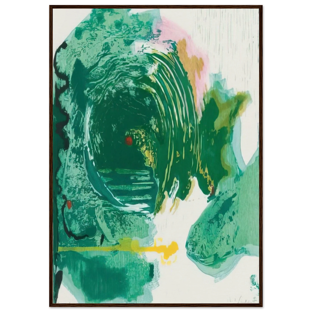 Radius - 1993 Framed Poster | Helen Frankenthaler Framed Prints Wall Art | Frankenthaler Helen