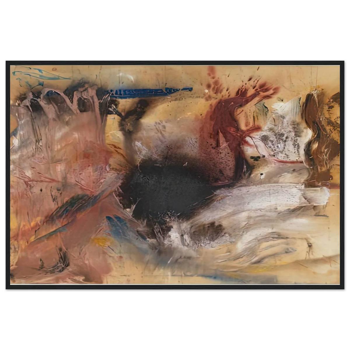 Sun Spot, 1954- Framed Poster | Helen Frankenthaler Framed Prints Wall Art | Frankenthaler Helen