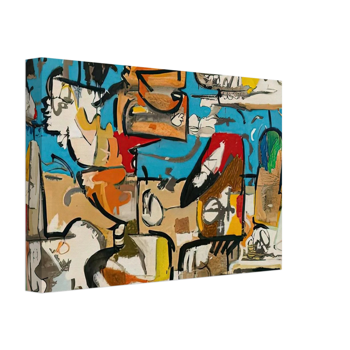 Untitled, 1951- Canvas | Helen Frankenthaler Canvas | Frankenthaler Helen