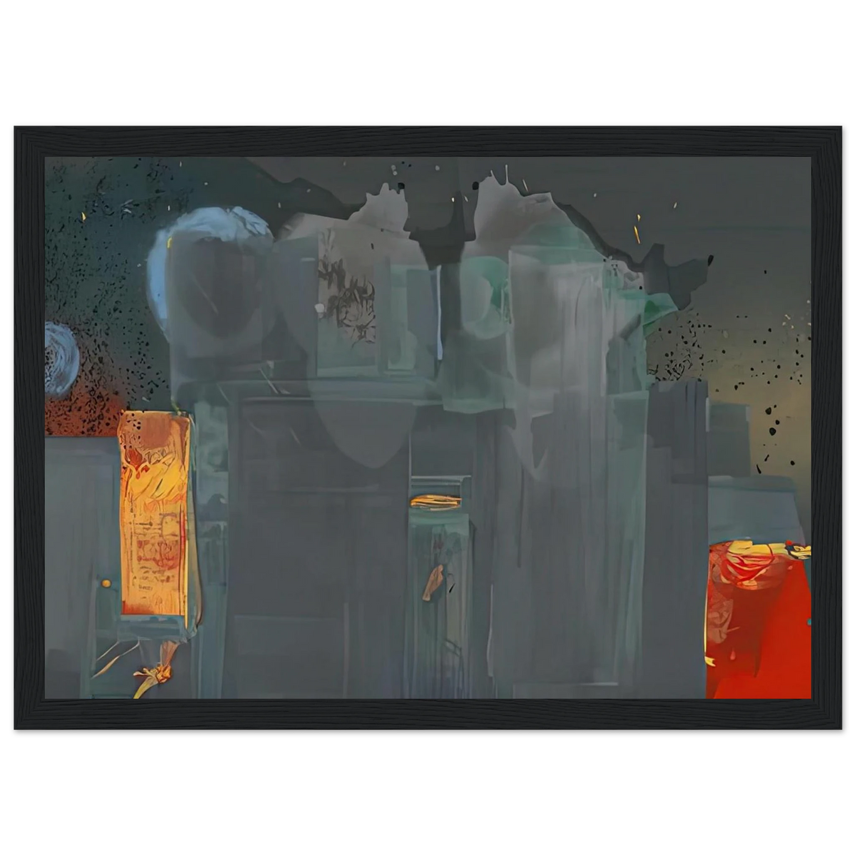 Janus, 1990- Framed Poster | Helen Frankenthaler Framed Prints Wall Art | Frankenthaler Helen