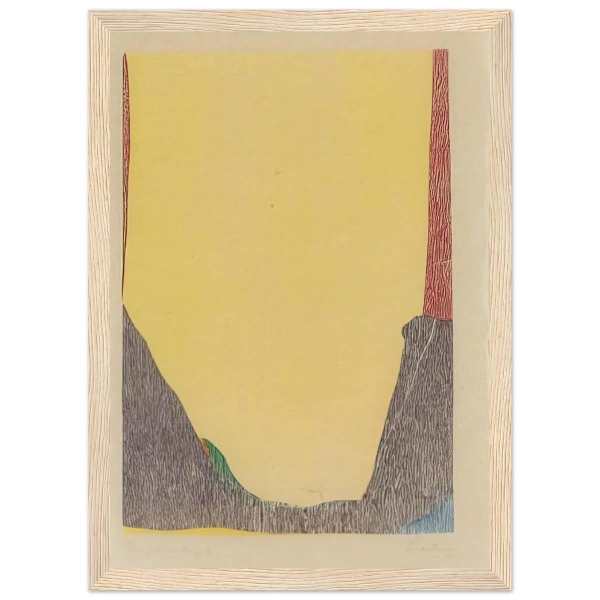 East and Beyond - 1973 Framed Poster | Helen Frankenthaler Framed Prints Wall Art | Frankenthaler Helen
