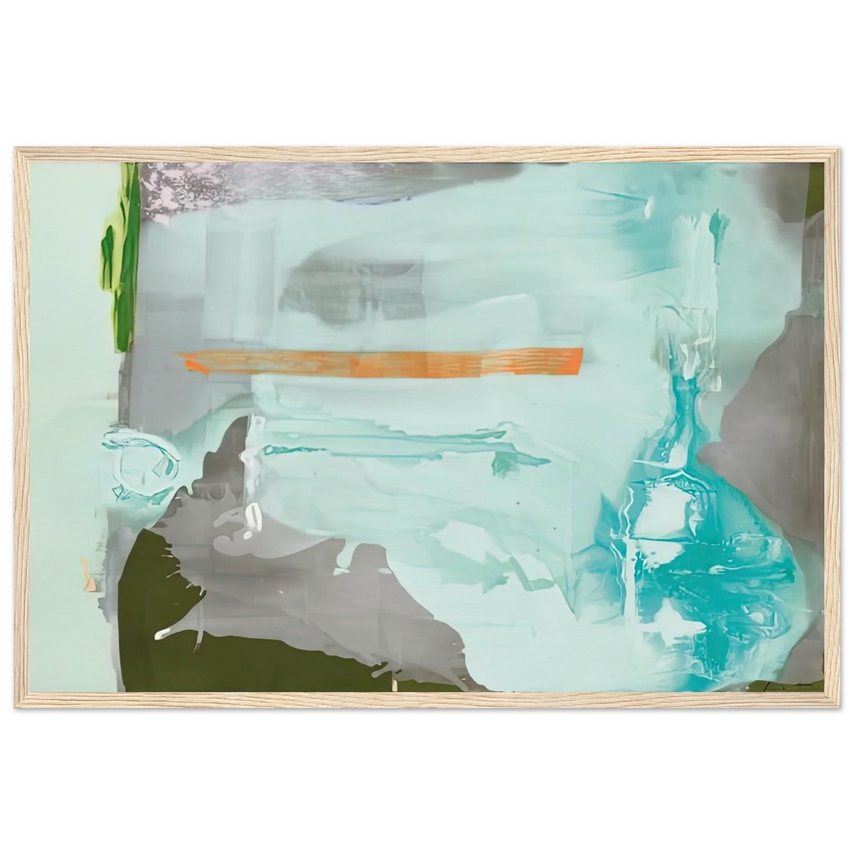 Poseidon, 1990- Framed Poster | Helen Frankenthaler Framed Prints Wall Art | Frankenthaler Helen