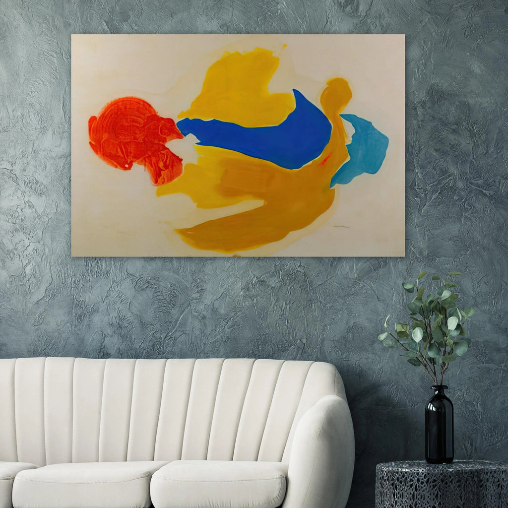 Blue Jay - 1963  United States Poster | Helen Frankenthaler Poster | Frankenthaler Helen