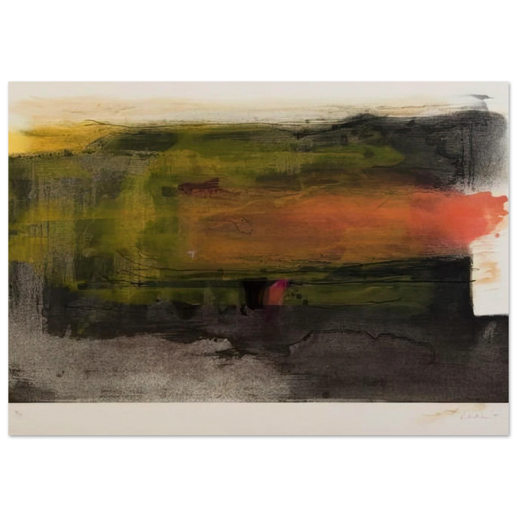 Deep Sun - 1983 Poster | Helen Frankenthaler Poster | Frankenthaler Helen
