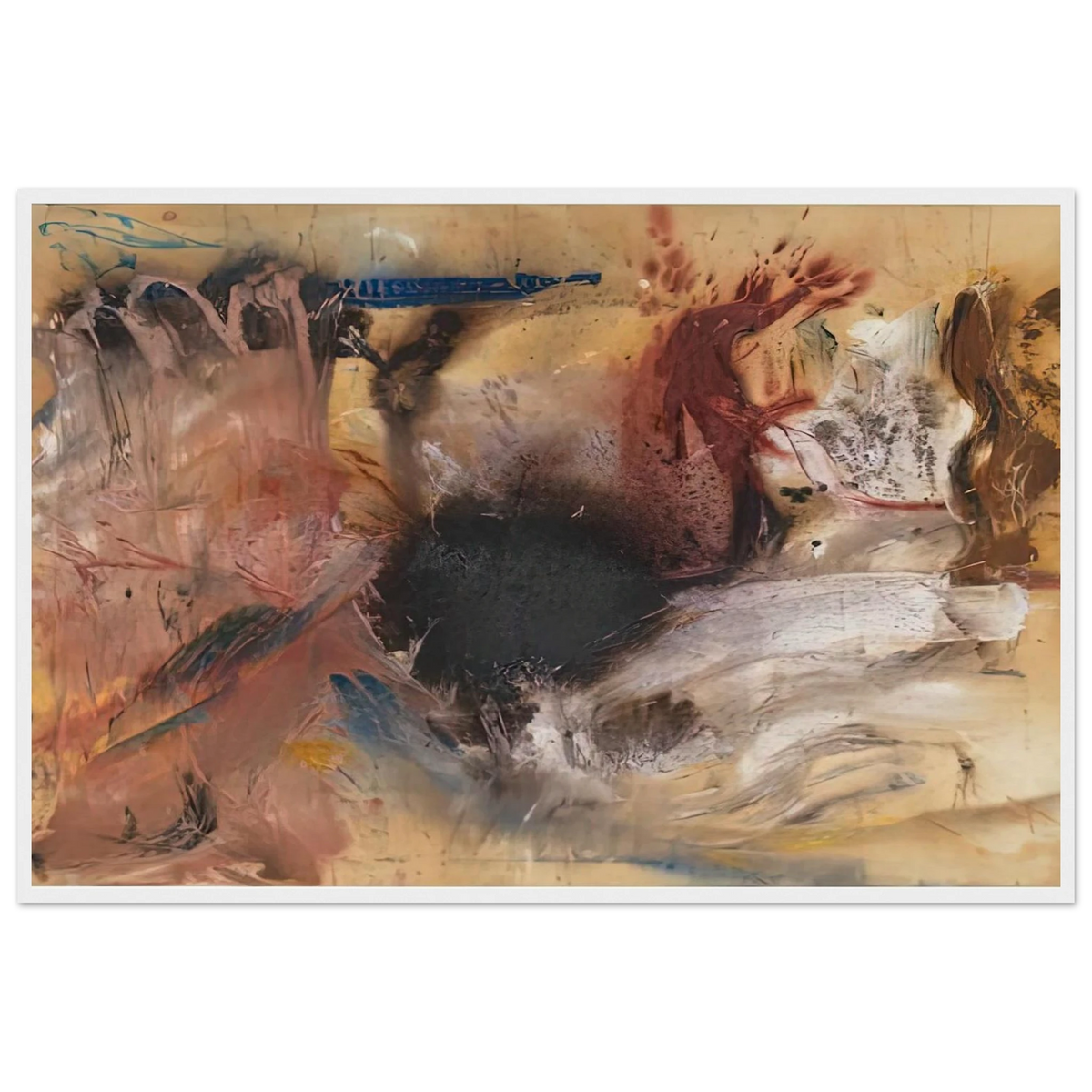 Sun Spot, 1954- Framed Poster | Helen Frankenthaler Framed Prints Wall Art | Frankenthaler Helen