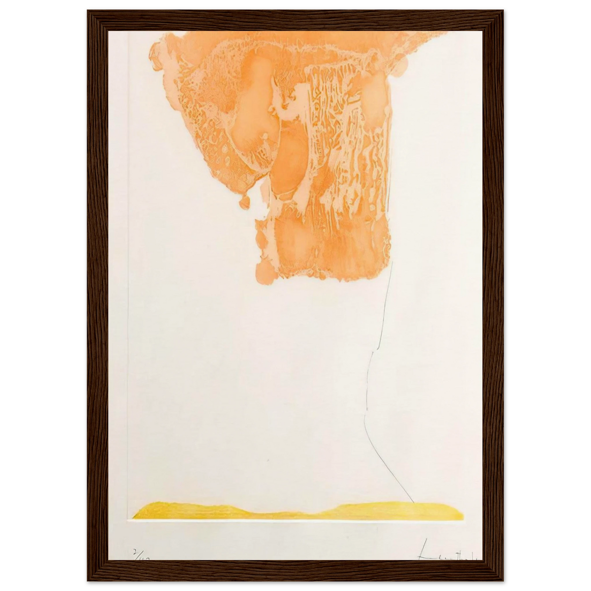 Pranzo Italiano - 1973 Framed Poster | Helen Frankenthaler Framed Prints Wall Art | Frankenthaler Helen