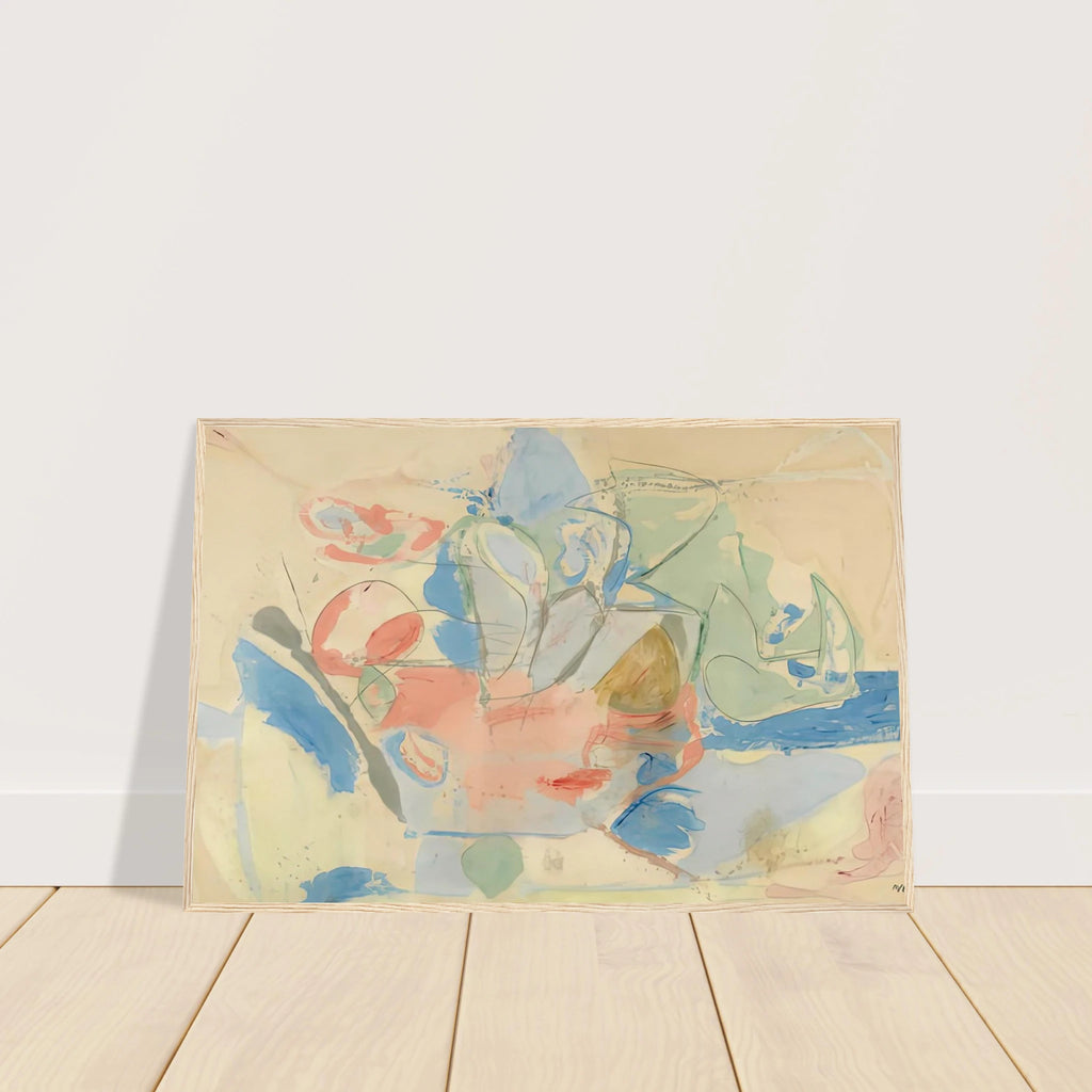 Mountains and Sea, 1952- Framed Poster | Helen Frankenthaler Framed Prints Wall Art | Frankenthaler Helen
