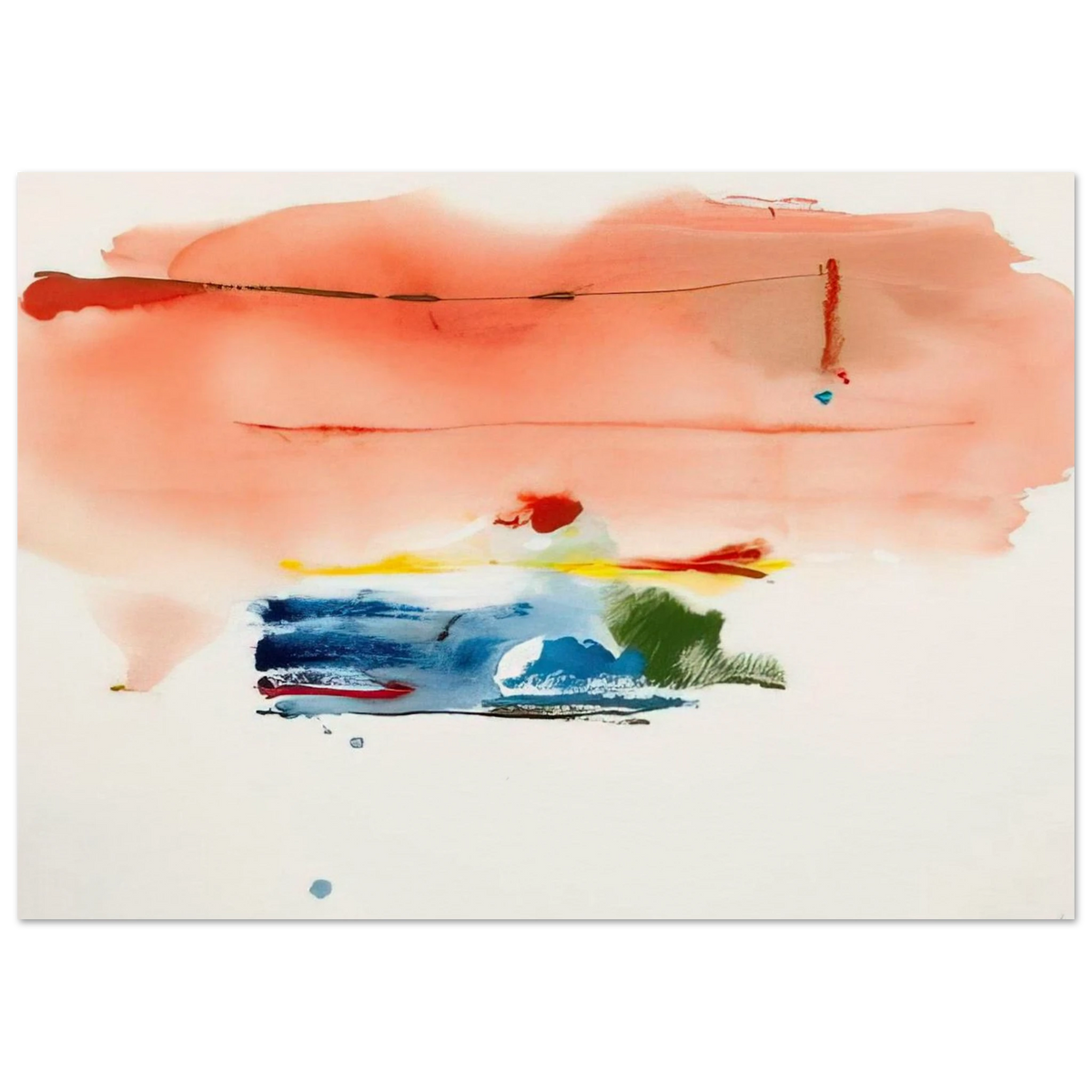 Santa Fe II - 1986 Poster | Helen Frankenthaler Poster | Frankenthaler Helen