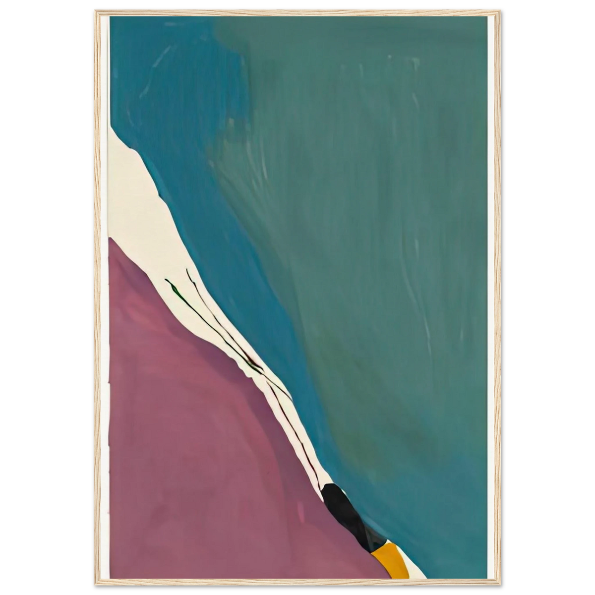 Red Travels, 1971- Framed Poster | Helen Frankenthaler Framed Prints Wall Art | Frankenthaler Helen