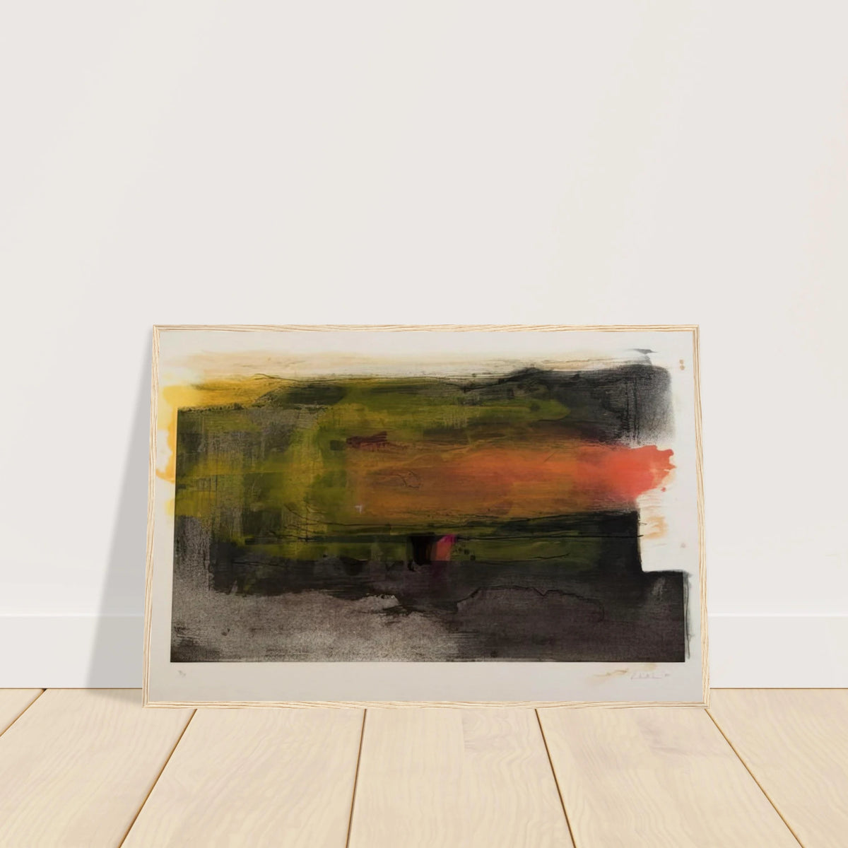 Deep Sun - 1983 Framed Poster | Helen Frankenthaler Framed Prints Wall Art | Frankenthaler Helen