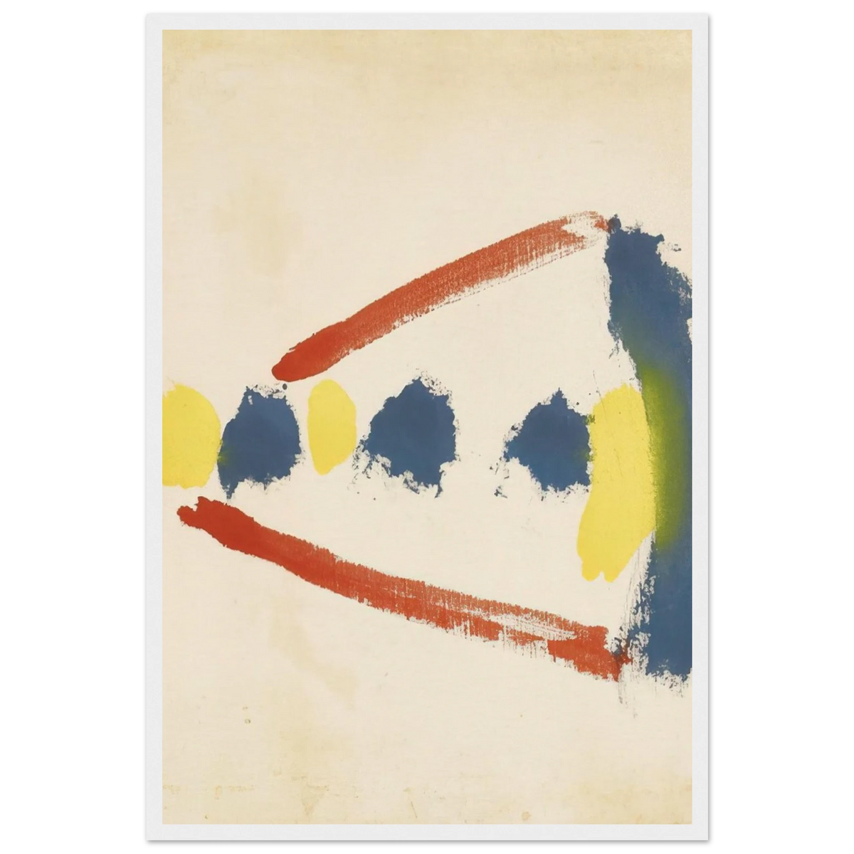 Untitled - 1965 Framed Poster | Helen Frankenthaler Framed Prints Wall Art | Frankenthaler Helen