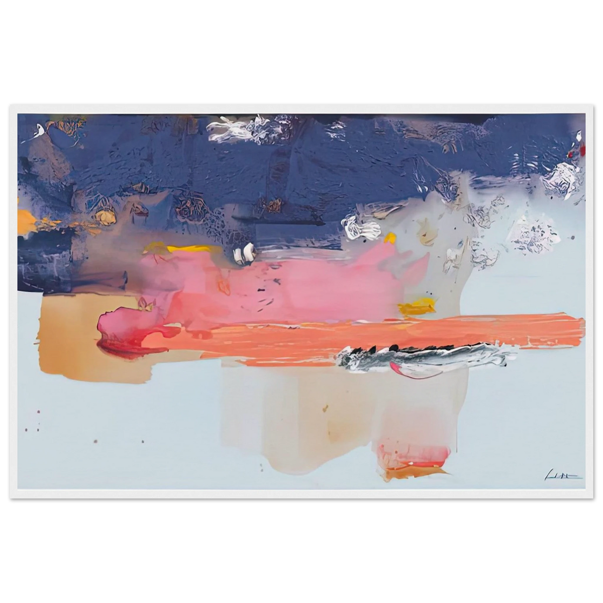 Western Roadmap, 1991- Framed Poster | Helen Frankenthaler Framed Prints Wall Art | Frankenthaler Helen