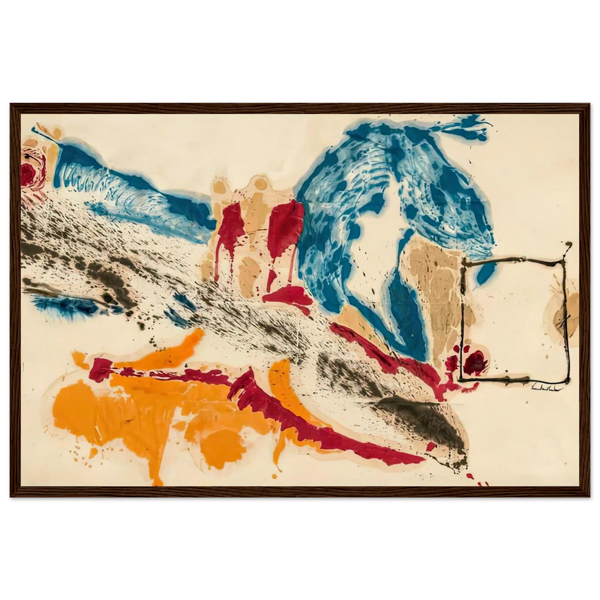Alassio, 1960- Framed Poster | Helen Frankenthaler Framed Prints Wall Art | Frankenthaler Helen