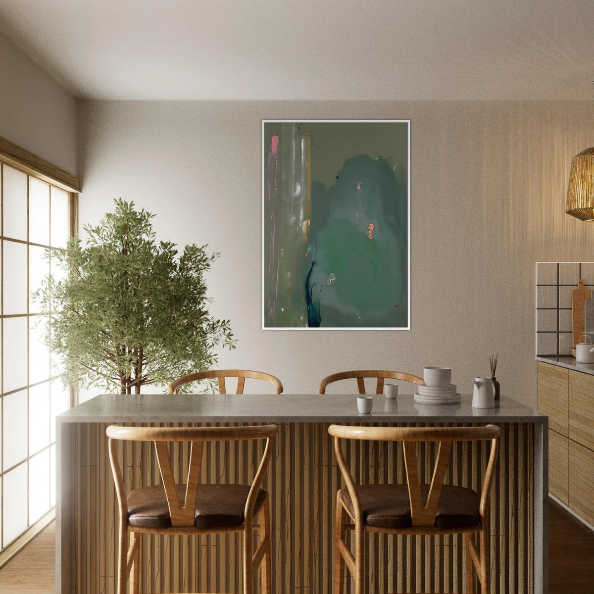Côte d Argent - 1980 Framed Poster | Helen Frankenthaler Framed Prints Wall Art | Frankenthaler Helen