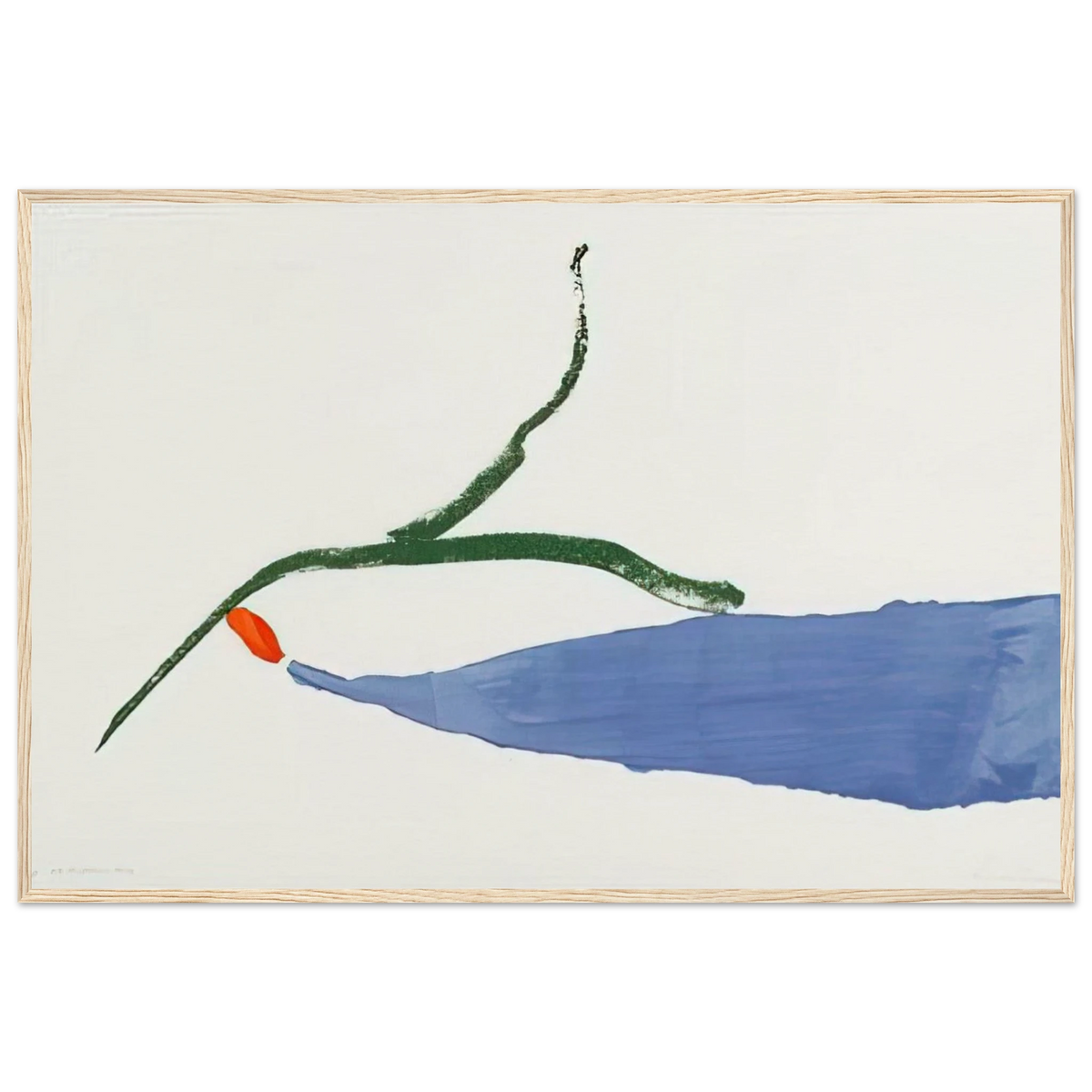 A Little Zen - 1970 Framed Poster | Helen Frankenthaler Framed Prints Wall Art | Frankenthaler Helen