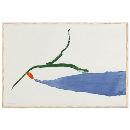 A Little Zen - 1970 Framed Poster | Helen Frankenthaler Framed Prints Wall Art | Frankenthaler Helen