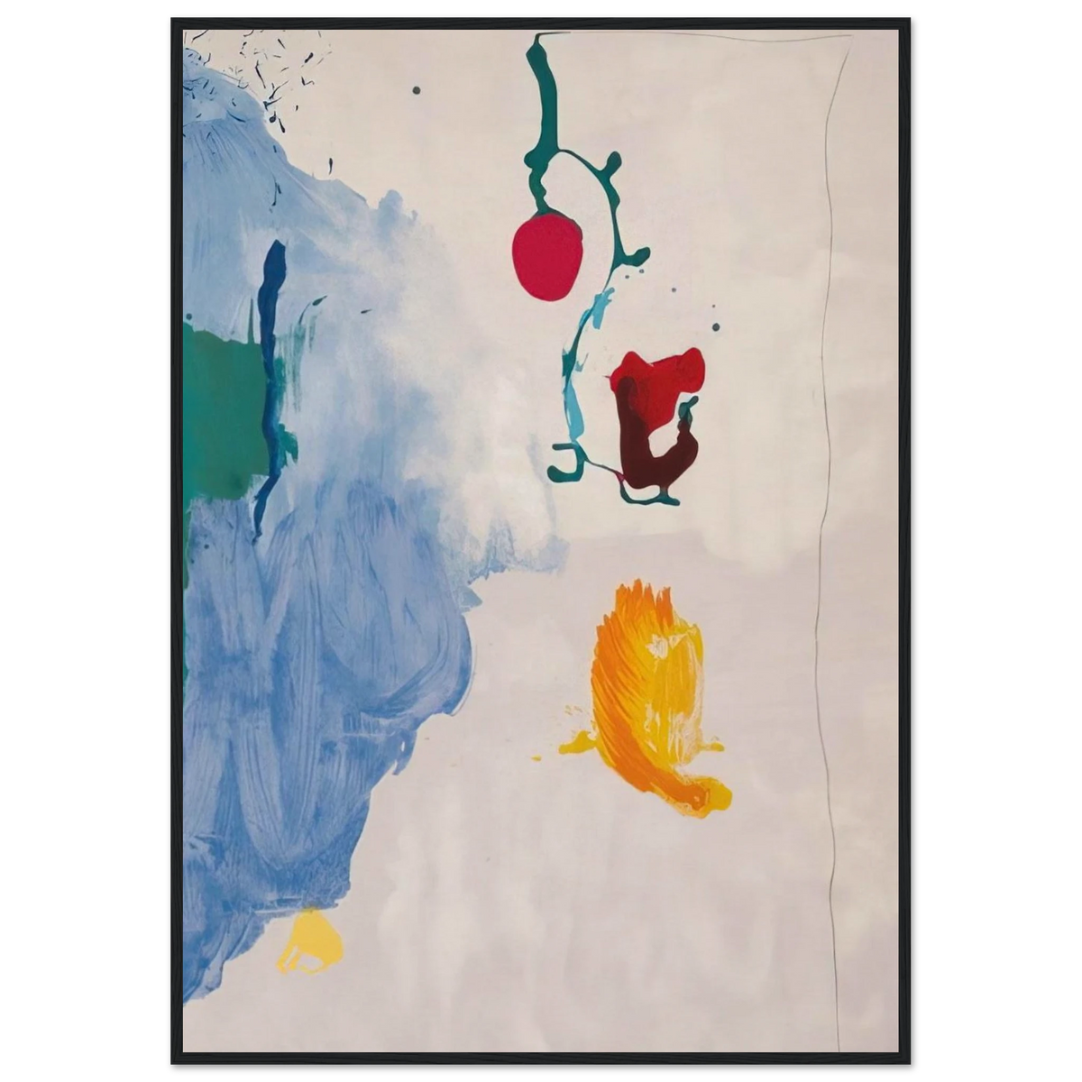 Eve - 1995 Framed Poster | Helen Frankenthaler Framed Prints Wall Art | Frankenthaler Helen