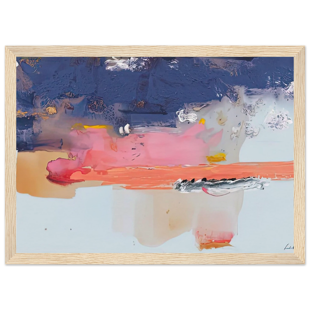 Western Roadmap, 1991- Framed Poster | Helen Frankenthaler Framed Prints Wall Art | Frankenthaler Helen