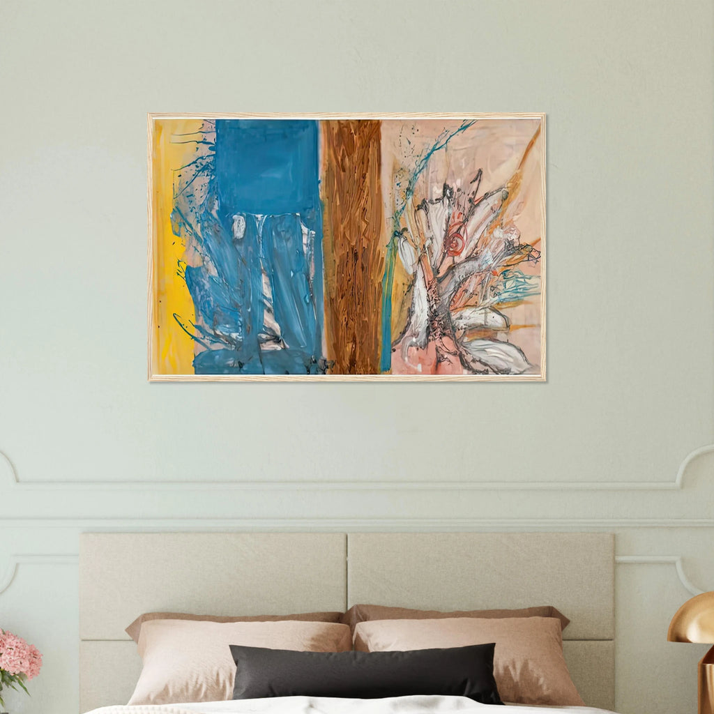 The Façade, 1954- Framed Poster | Helen Frankenthaler Framed Prints Wall Art | Frankenthaler Helen