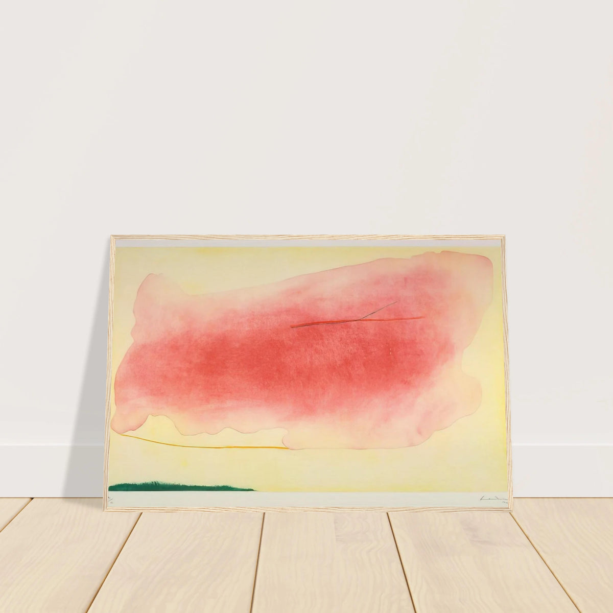 Nepenthe - 1972 Framed Poster | Helen Frankenthaler Framed Prints Wall Art | Frankenthaler Helen