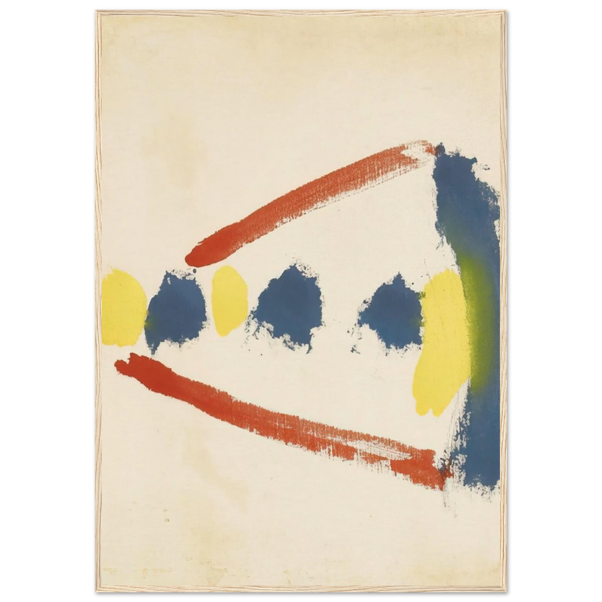 Untitled - 1965 Framed Poster | Helen Frankenthaler Framed Prints Wall Art | Frankenthaler Helen